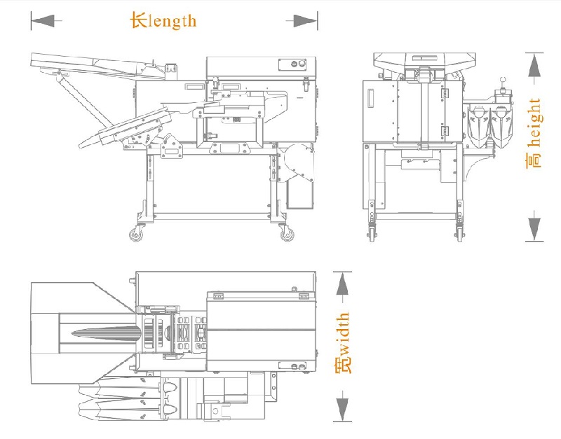 單排敲蛋機(jī)+蛋液雙槽分離型+碎殼機(jī)型（長(zhǎng)寬高）尺寸圖